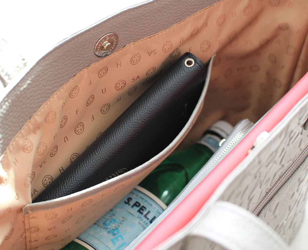 Jaguzi Tote Bag S – Star-Embossed Leather Version 1608-st