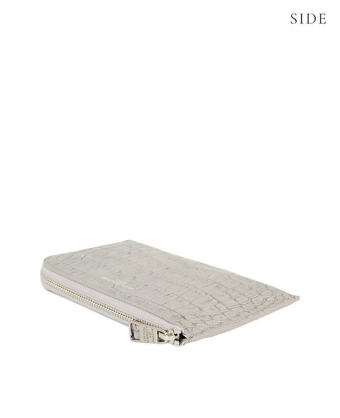 Carry L-Zip Mini Wallet – Glitter Croc-Embossed Leather 1977