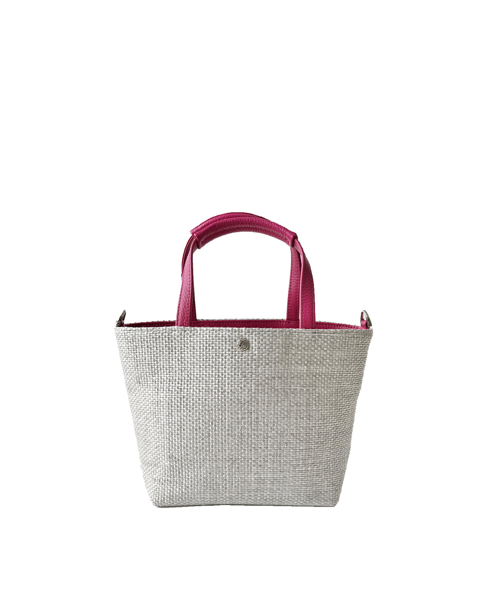 Sac de Promenade Raffia-Style Woven Mini Bag S(Size, with D-Rings) 1988