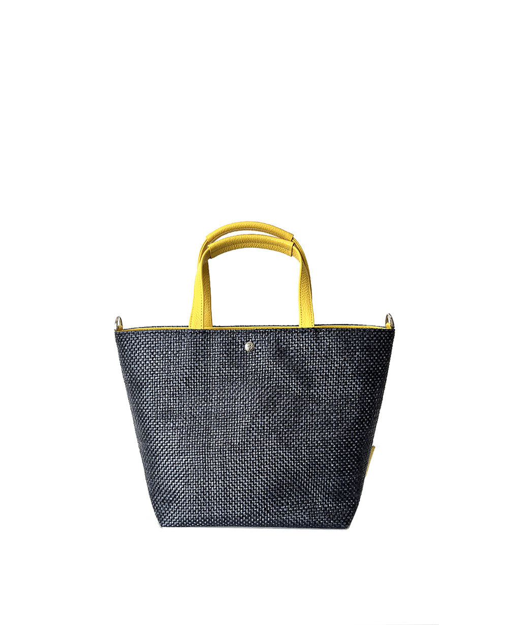 Sac de Promenade Raffia-Style Woven Mini Bag S(Size, with D-Rings) 1988