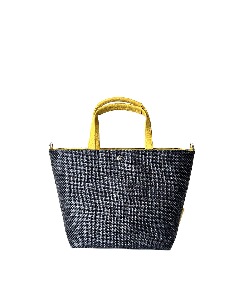 Sac de Promenade Raffia-Style Woven Tote Bag M (with D-Ring) 1989