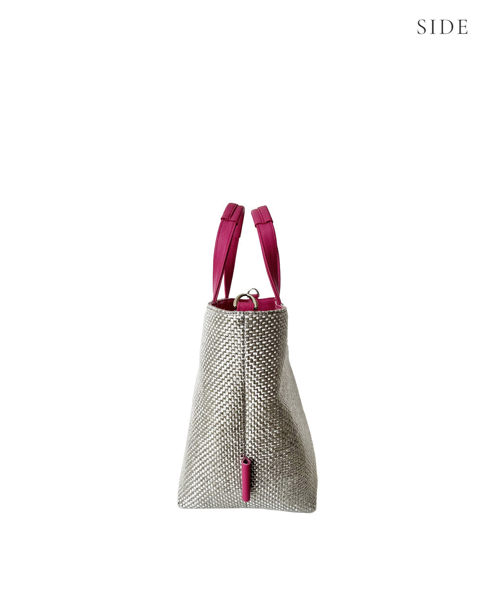 Sac de Promenade Raffia-Style Woven Tote Bag M (with D-Ring) 1989