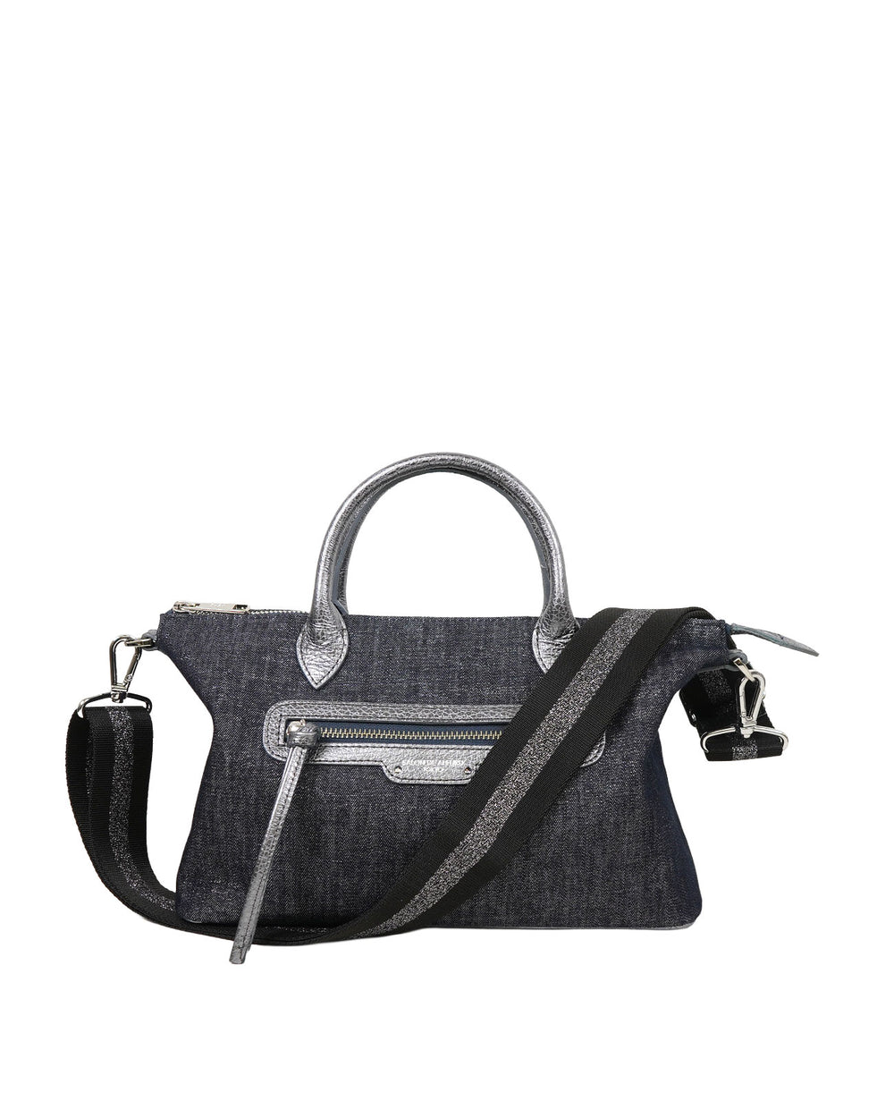 GAIEN East-West 2-Way Shoulder Bag (M Size) – Denim Version 1990-de