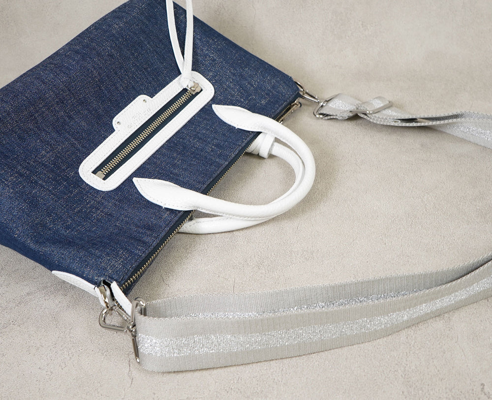GAIEN East-West 2-Way Shoulder Bag (M Size) – Denim Version 1990-de