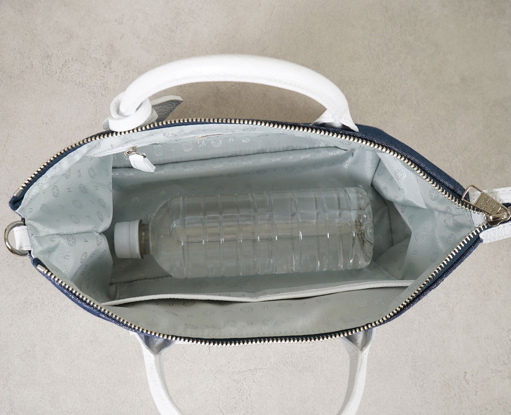 GAIEN East-West 2-Way Shoulder Bag (M Size) – Denim Version 1990-de