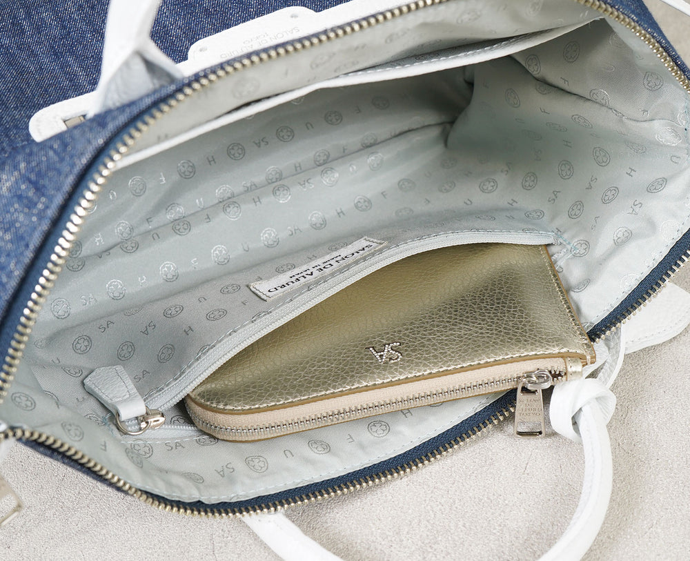 GAIEN East-West 2-Way Shoulder Bag (M Size) – Denim Version 1990-de