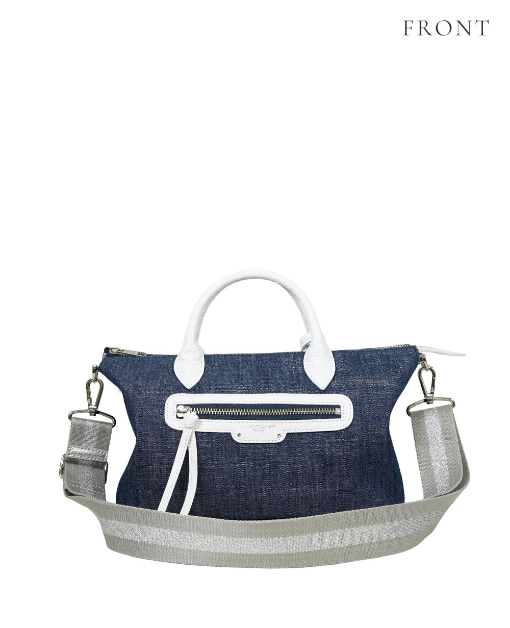 GAIEN East-West 2-Way Shoulder Bag (M Size) – Denim Version 1990-de