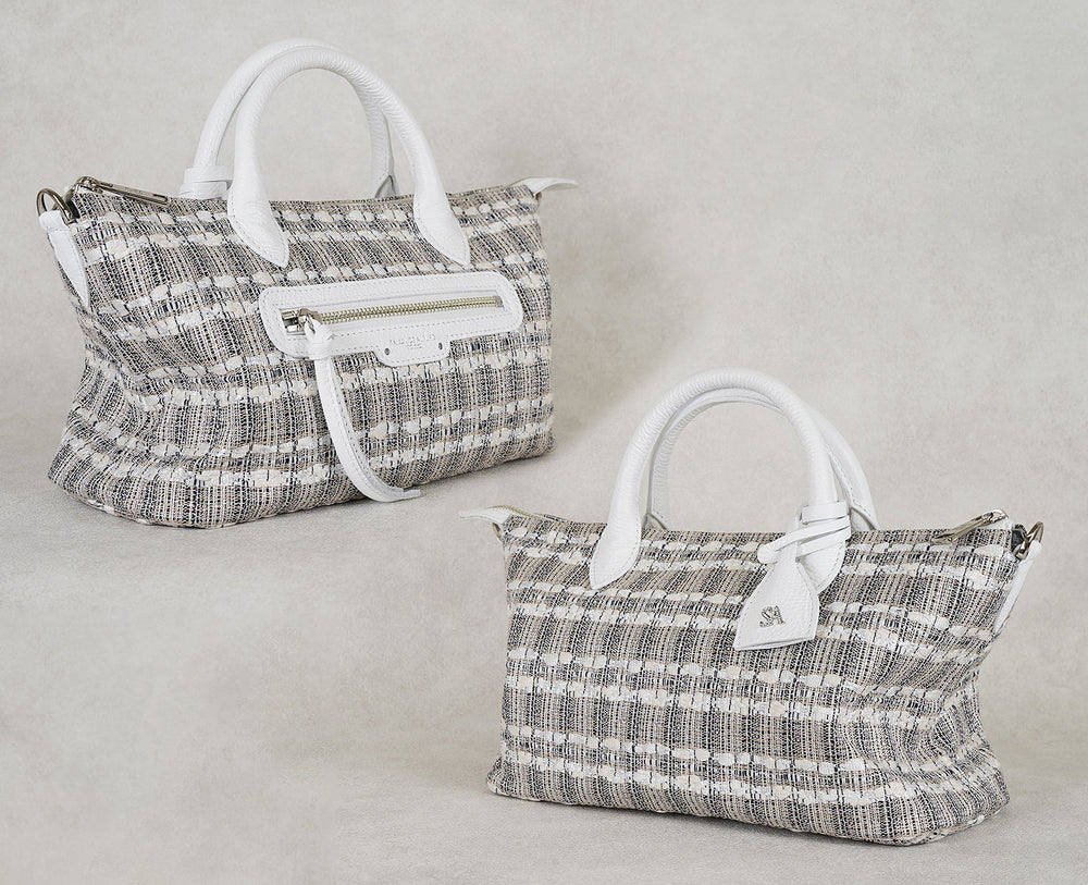 GAIEN East-West 2-Way Shoulder Bag (M Size) – Tweed Version 1990-tw