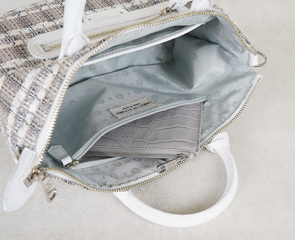 GAIEN East-West 2-Way Shoulder Bag (M Size) – Tweed Version 1990-tw