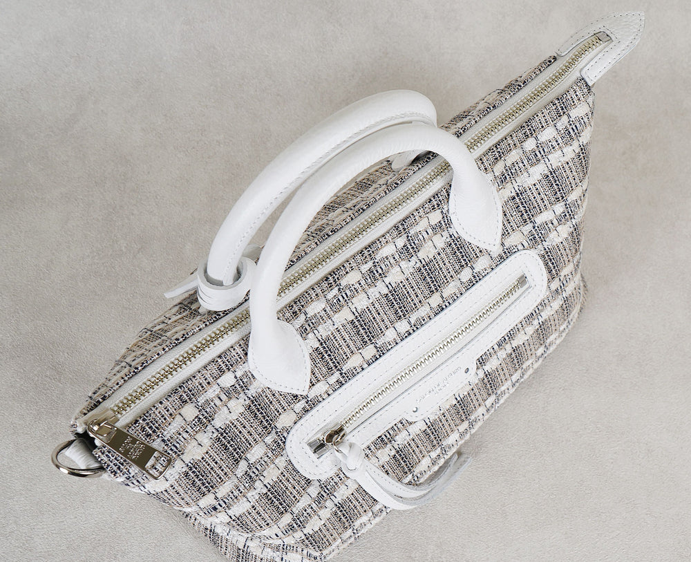 GAIEN East-West 2-Way Shoulder Bag (M Size) – Tweed Version 1990-tw
