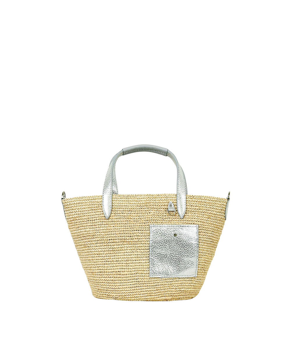 Madagascar Raffia Basket Tote Bag (S Size)  1997