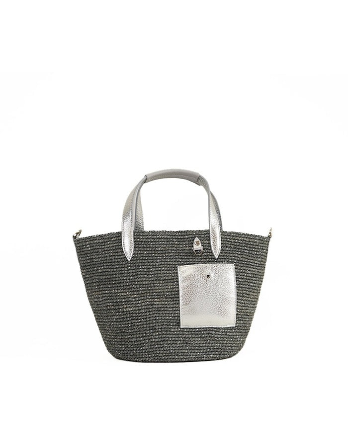 Madagascar Raffia Basket Tote Bag (S Size)  1997