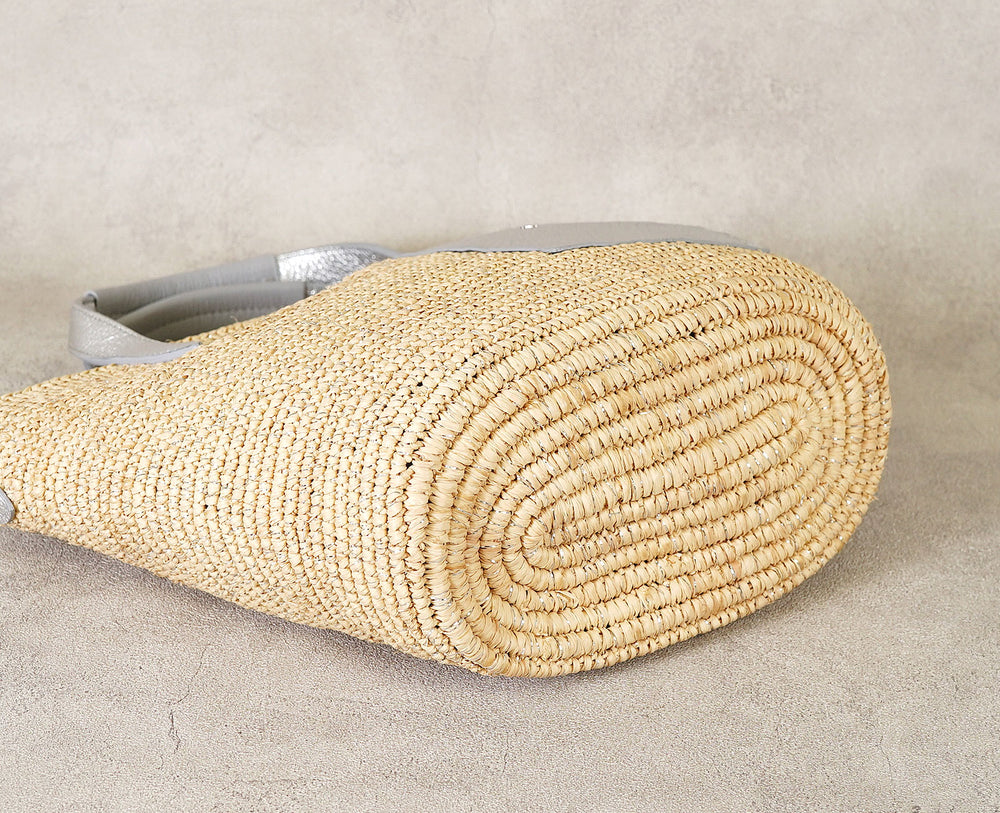 Madagascar Raffia Basket Tote Bag (S Size)  1997