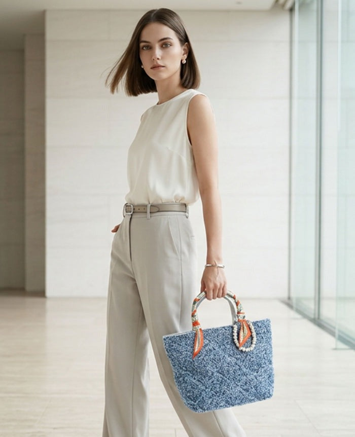 Soufflé Denim 2-Way Tote Bag 2012