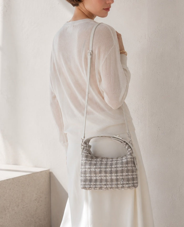 KIZASHI 2WAY Shoulder Bag Bag-in-Bag Tweed 2017