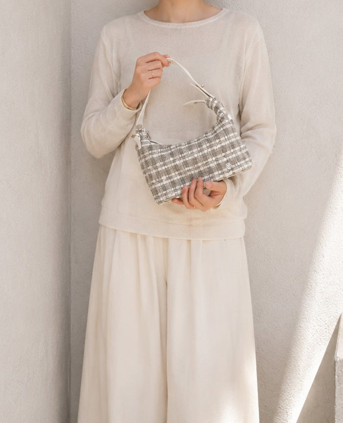KIZASHI 2WAY Shoulder Bag Bag-in-Bag Tweed 2017