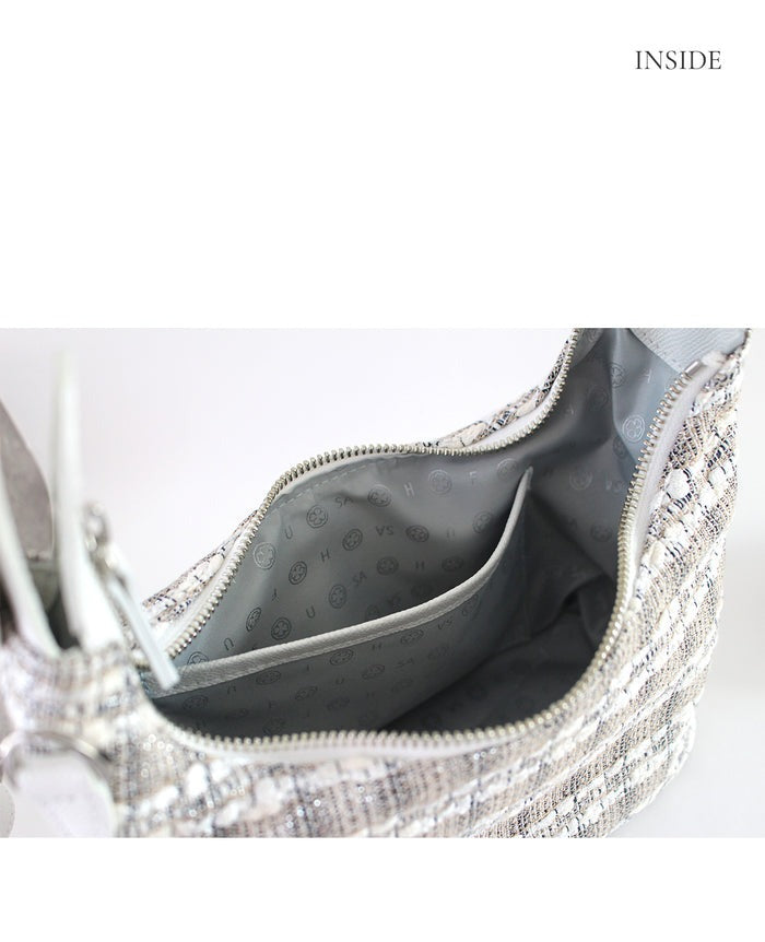 KIZASHI 2WAY Shoulder Bag Bag-in-Bag Tweed 2017