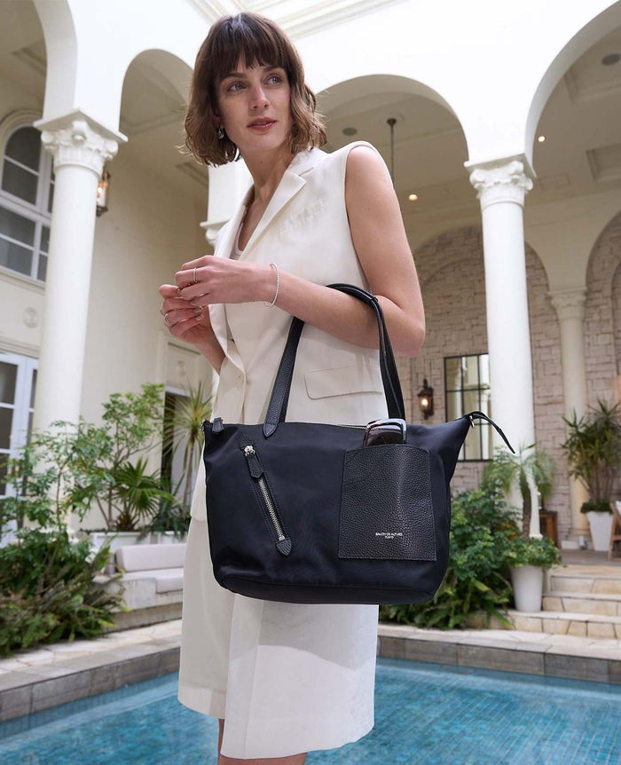 Quit Luxea Nylon Tote Bag (S) with SA Pocket　2018-pk