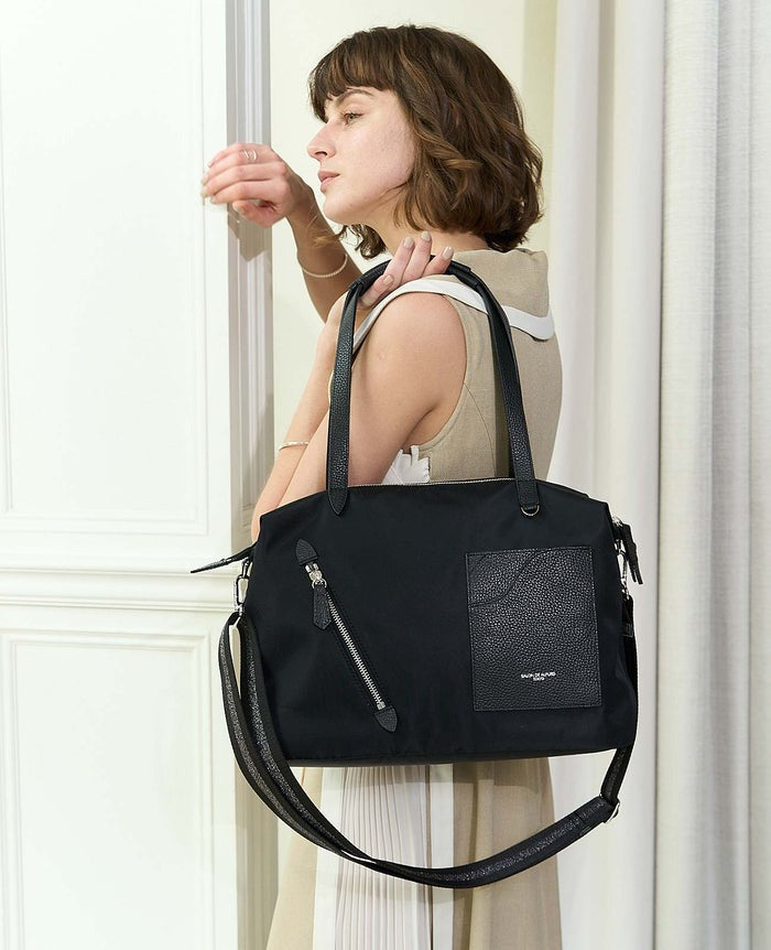 Quit Luxea Nylon Tote Bag (M) with SA Pocket　2019-pk