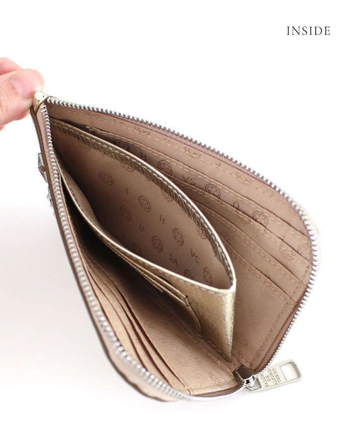 New Luxuce TOKYO L-shaped zipper Mini Wallet 2036