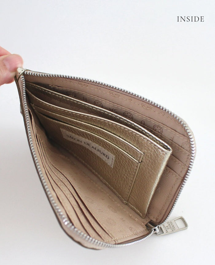 New Luxuce TOKYO L-shaped zipper Mini Wallet 2036