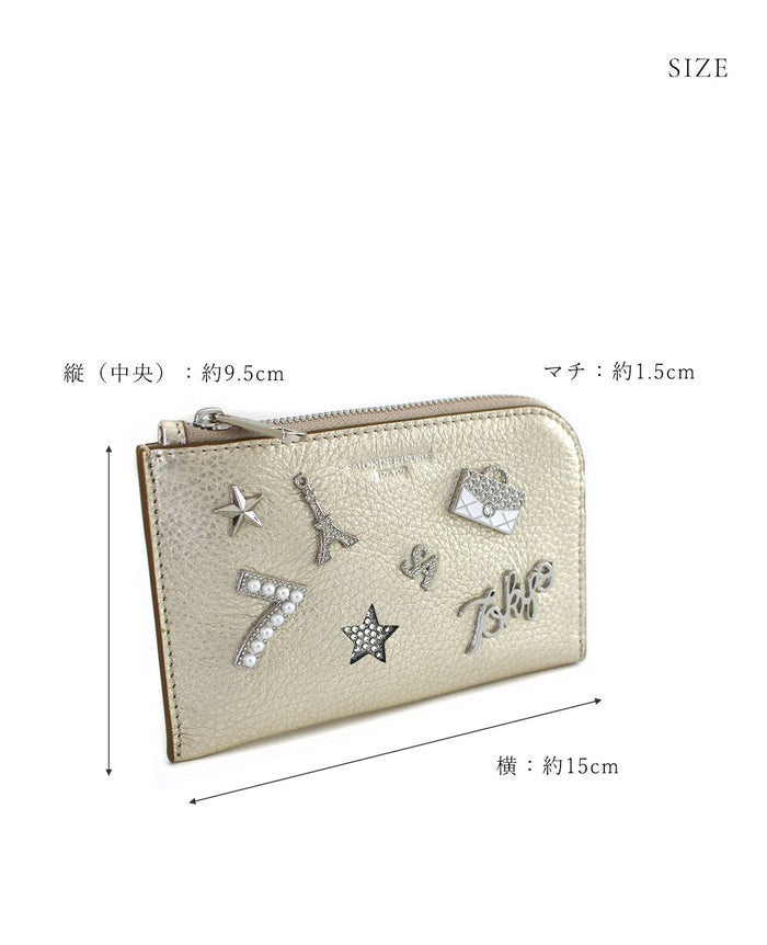 New Luxuce TOKYO L-shaped zipper Mini Wallet 2036