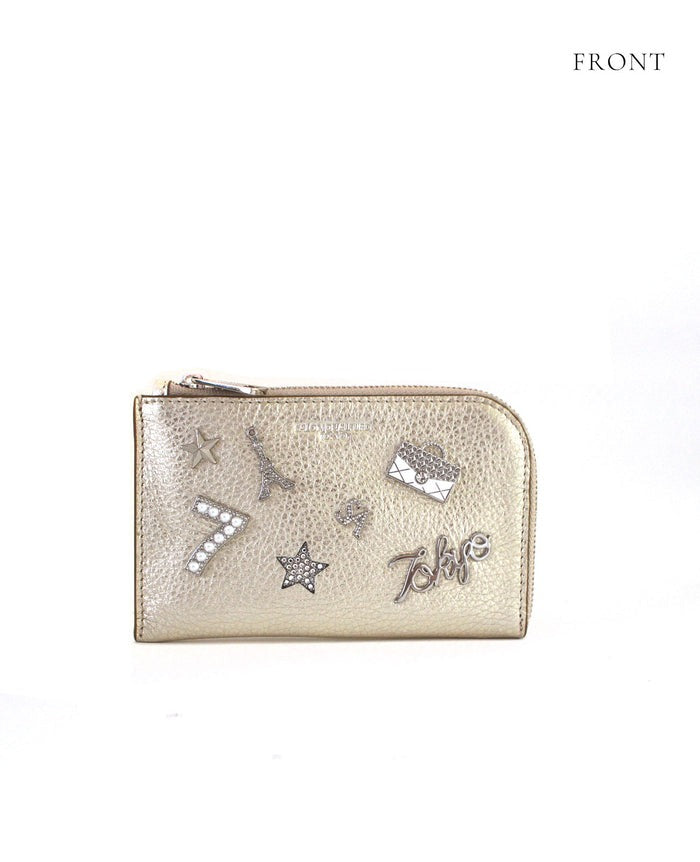 New Luxuce TOKYO L-shaped zipper Mini Wallet 2036