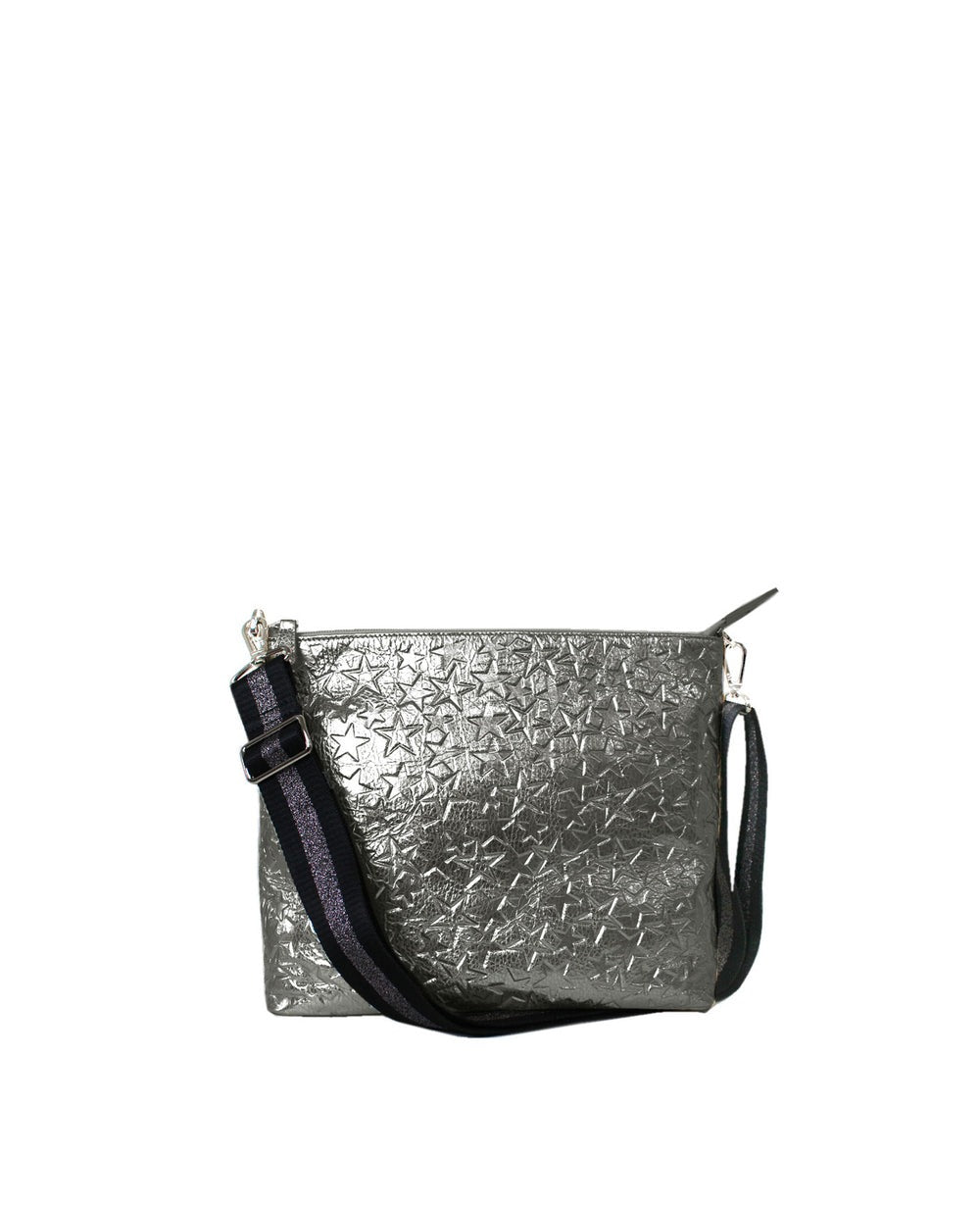 Horizontal Pochette (M) – Star-Embossed Leather 1331-st