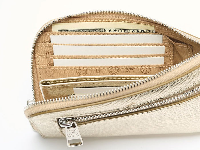 New Luxuce TOKYO L-shaped zipper Mini Wallet 2036