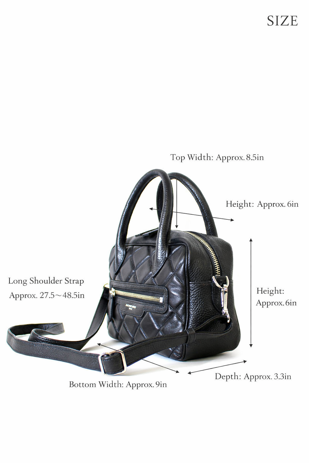 GAIEN 2-Way Boston Bag (S Size) – Tenera 1882-stn