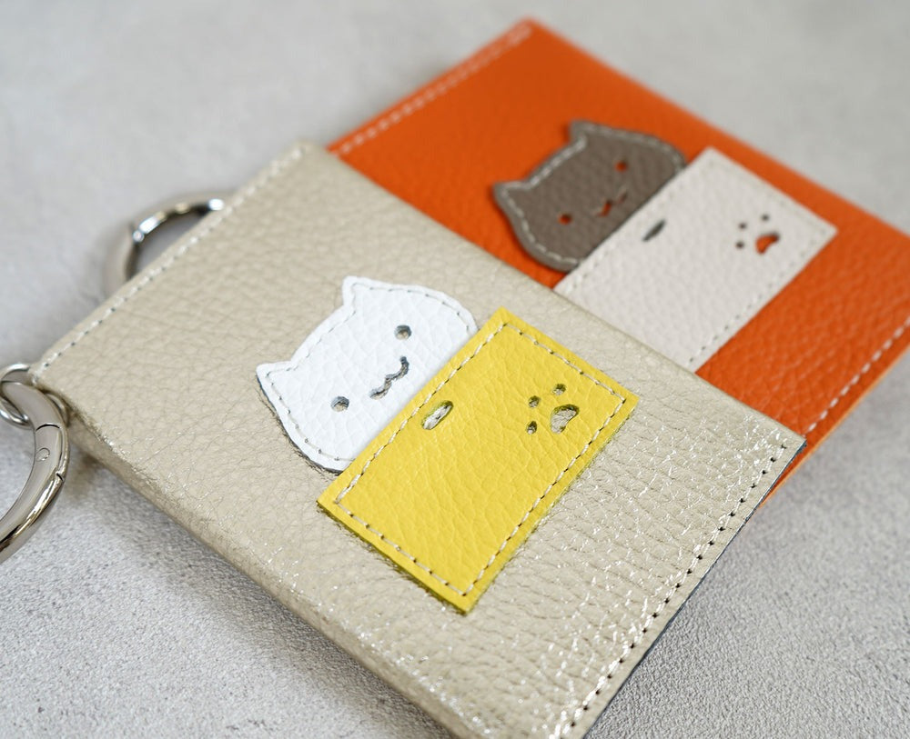 Cat Multi-Flap Mini Case & Charm 1868