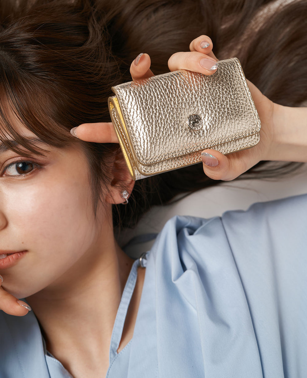 Clover Flap Tri-Fold Mini Wallet 1873