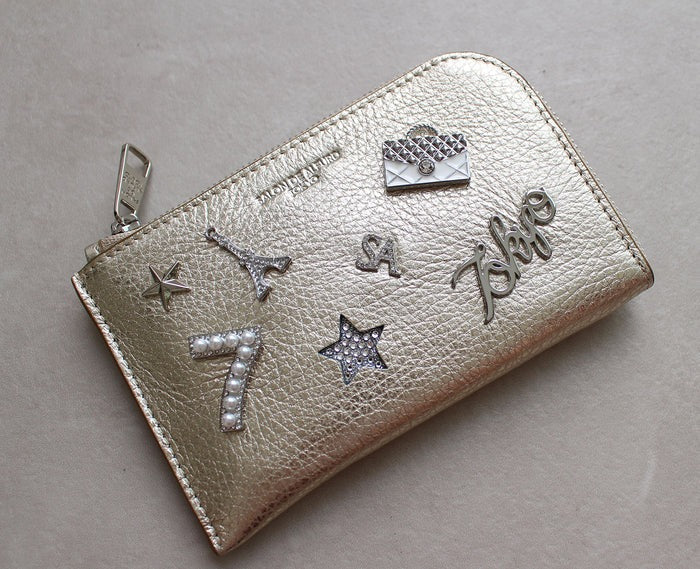 New Luxuce TOKYO L-shaped zipper Mini Wallet 2036