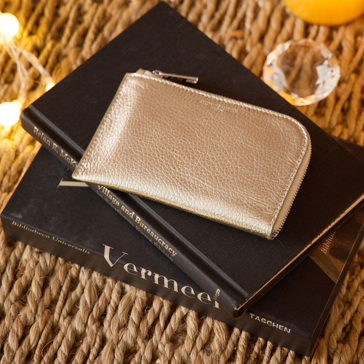 Online Exclusive｜L-shaped zipper Mini Wallet 1819