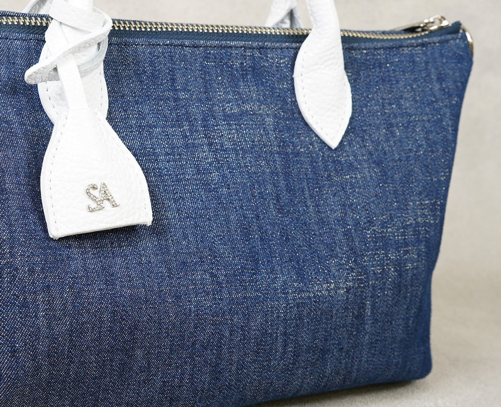 GAIEN East-West 2-Way Shoulder Bag (M Size) – Denim Version 1990-de